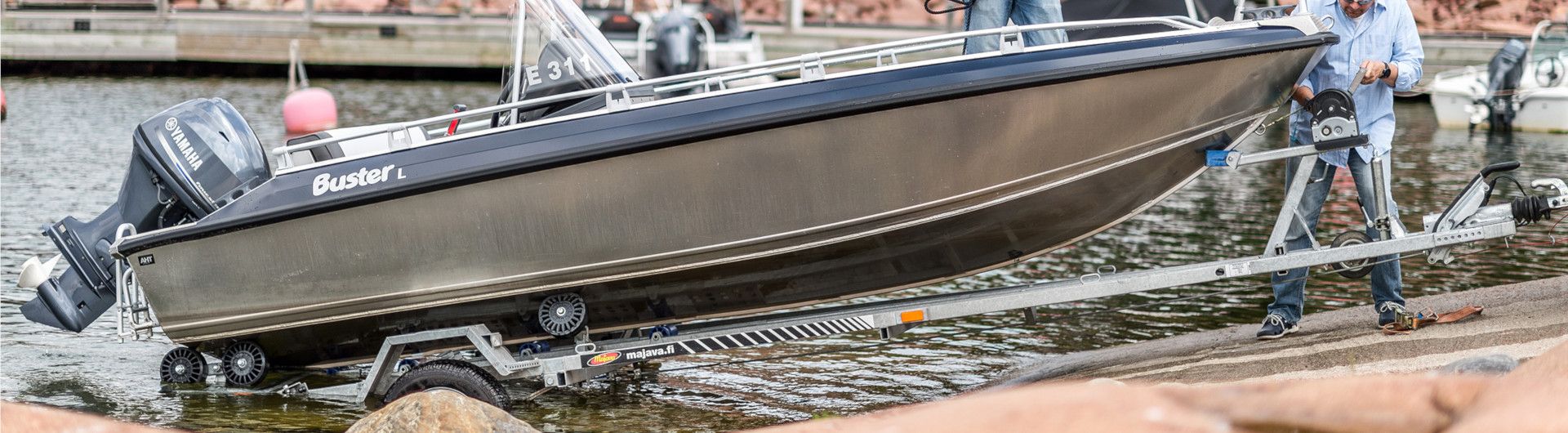 Sportboot Aluminiumboot Buster L1 Header